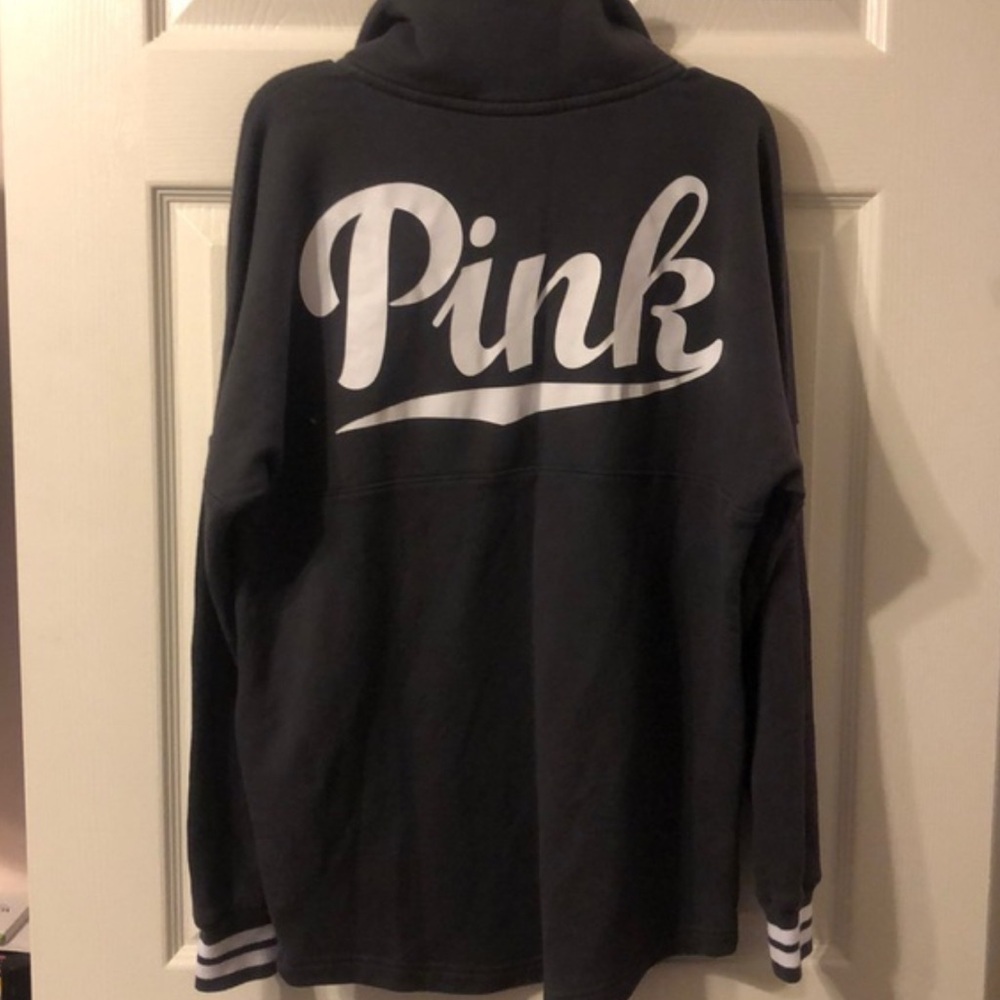 VS pink button up pullover - Picture 2 of 3